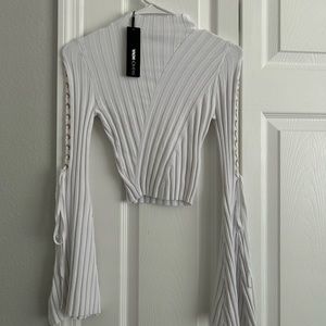 White longsleeve top